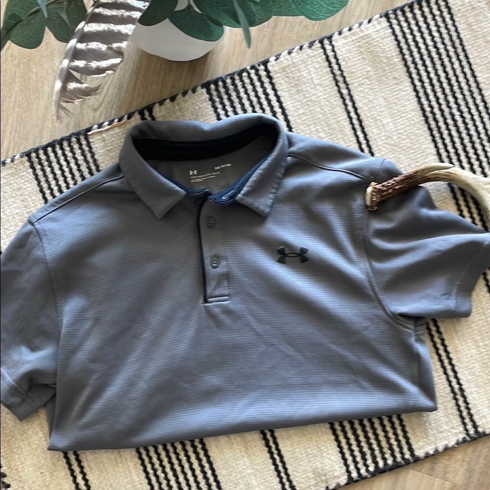 Under Armour Grey Polo Shirt